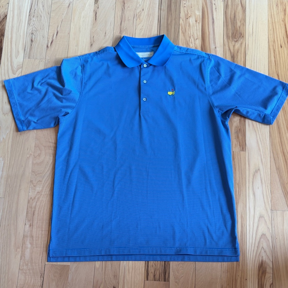 Masters Logo Blue Polo Shirt